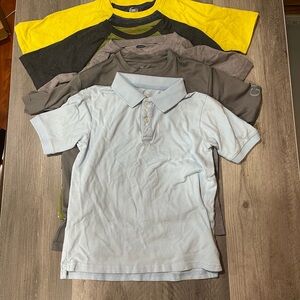 Lot of 5 Boys short sleeve shirts. Wonder Nation, Old Navy, Cat & Jack
